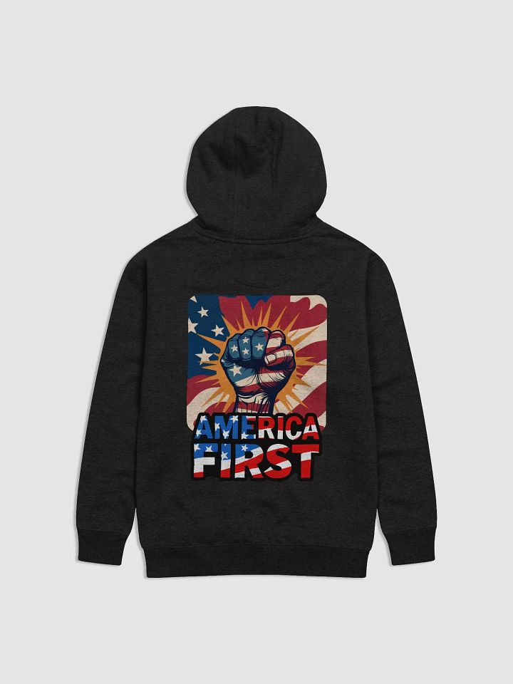 Hoodie: America First product image (1)