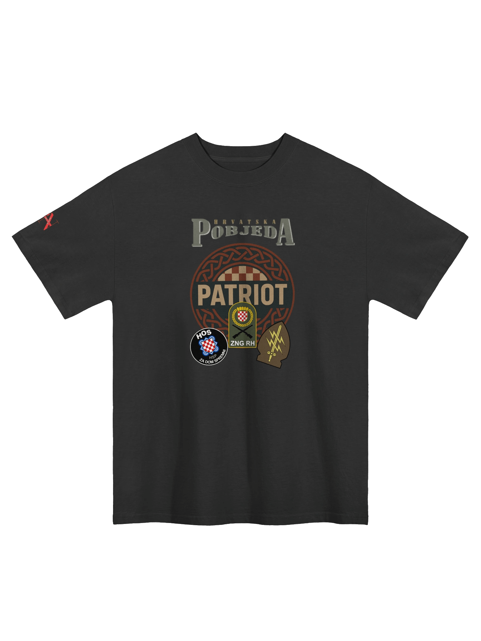 PATRIOT NEDO Stylized Logo Faded T-Shirt product image (1)