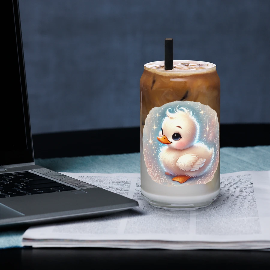 Baby Duckling Glass with Optional Bamboo Lid and Straw product image (22)