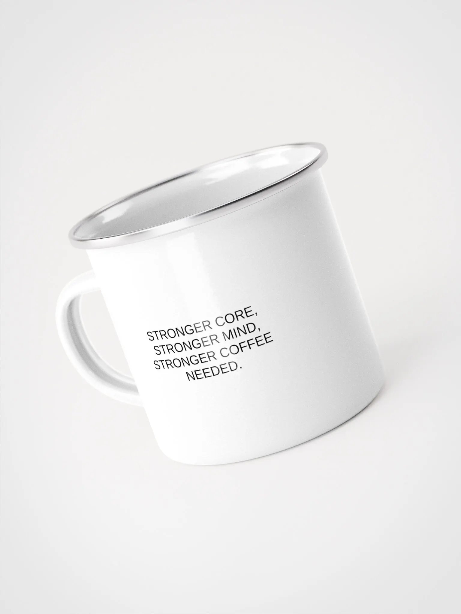 Stronger Coffee Enamel Adventure Mug product image (1)