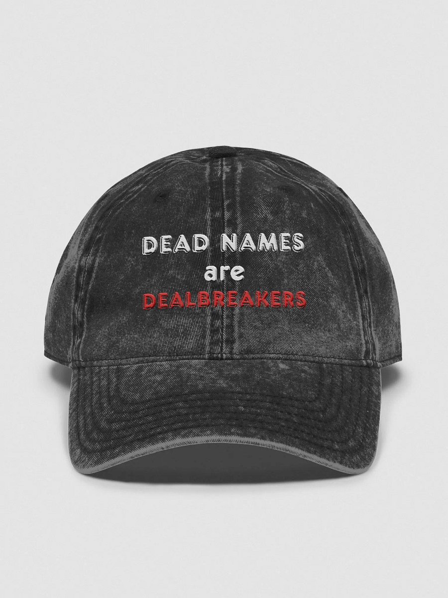 Baseball Cap: Deadnames Are Dealbreakers product image (1)