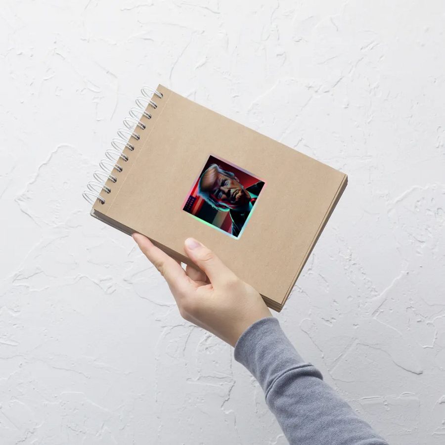 Touch of Patriotism Holographic Sticker product image (9)
