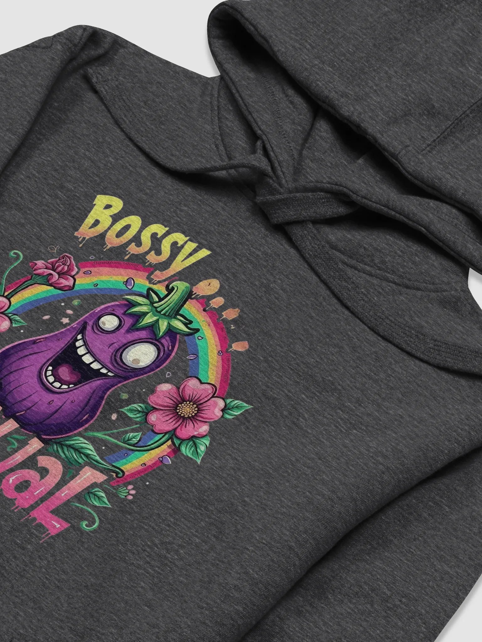 Bossy Brinjal Premium Hoodie product image (16)