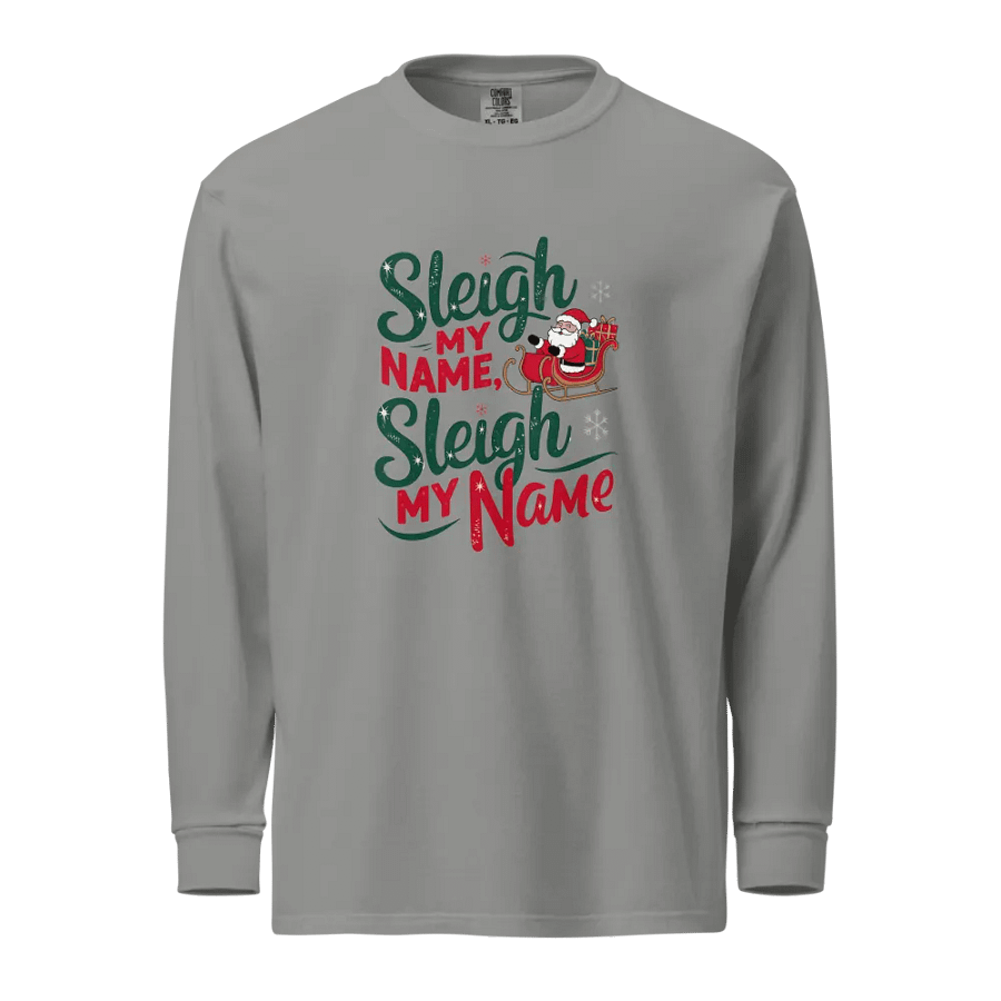 Festive Santa Sleigh Long Sleeve Shirt product image (9)