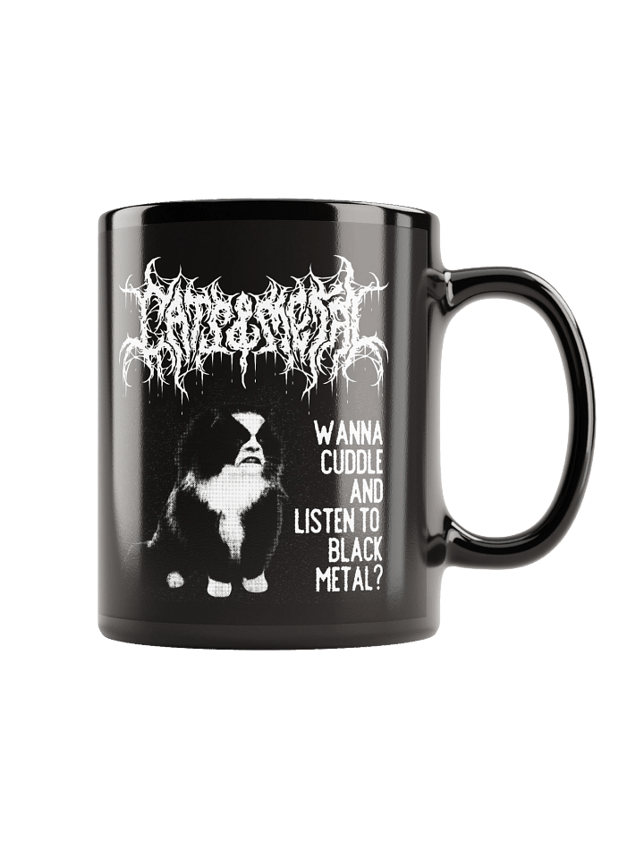 WANNA CUDDLE AND LISTEN TO BLACK METAL? MUG product image (2)