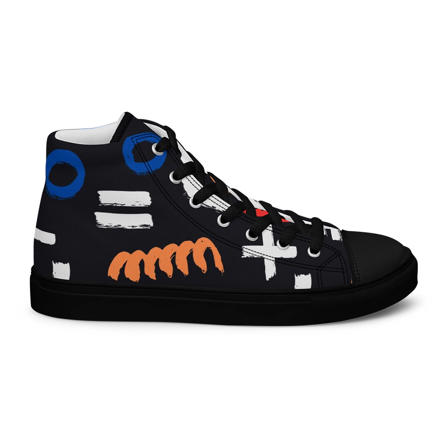 Geometry Women's High Top Canvas Shoes product image (40)