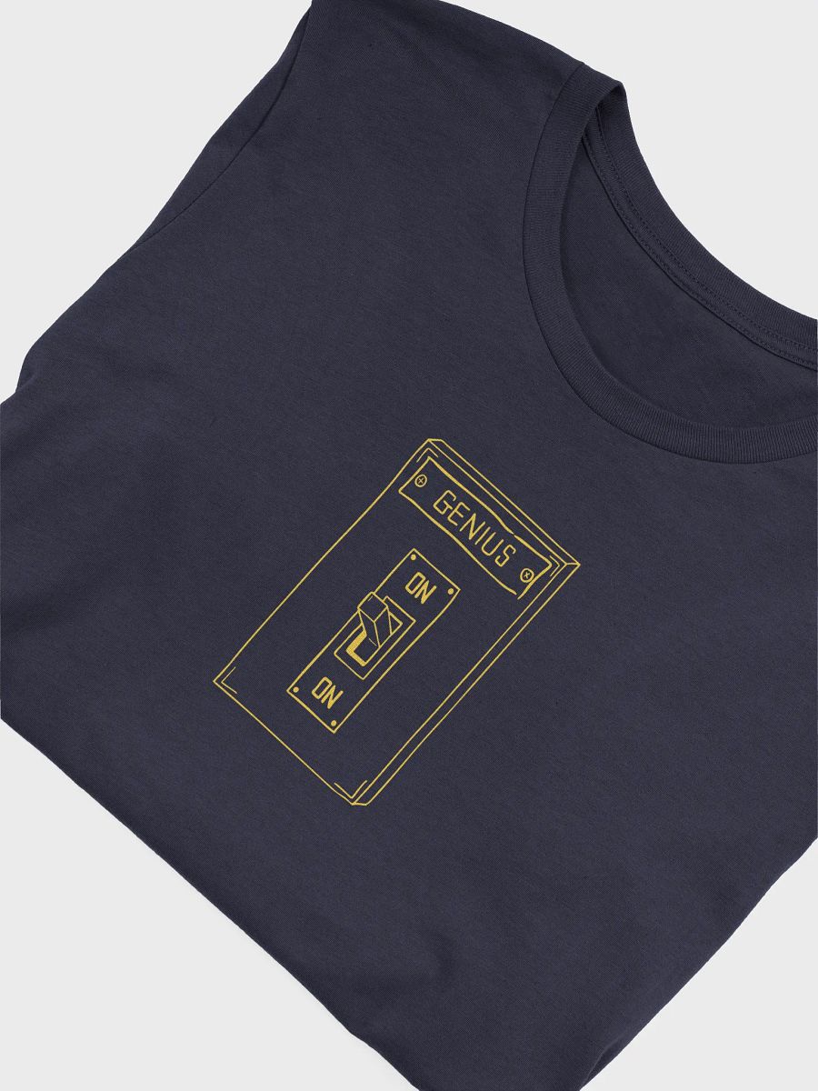 There Is No Off Position On The Genius Switch T-Shirt (Navy) product image (5)