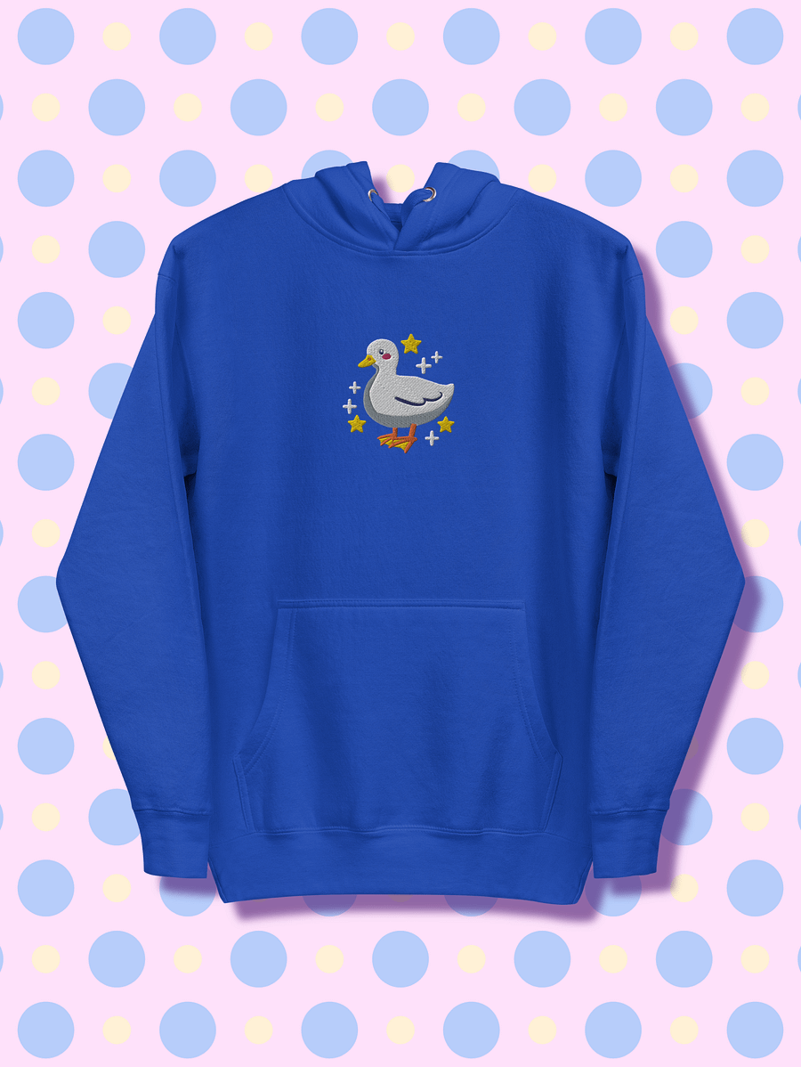 Cute Duck Embroidered Unisex Hoodie product image (2)