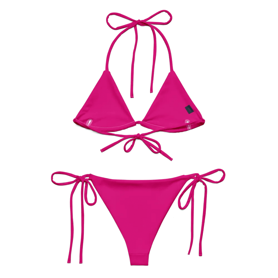 Pink Paradise Recycled String Bikini Set product image (6)