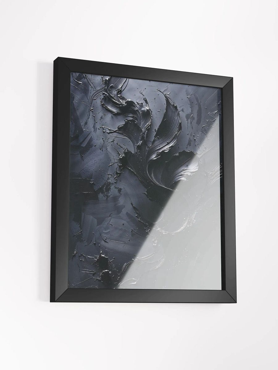Obsidian Bloom Framed Print product image (13)