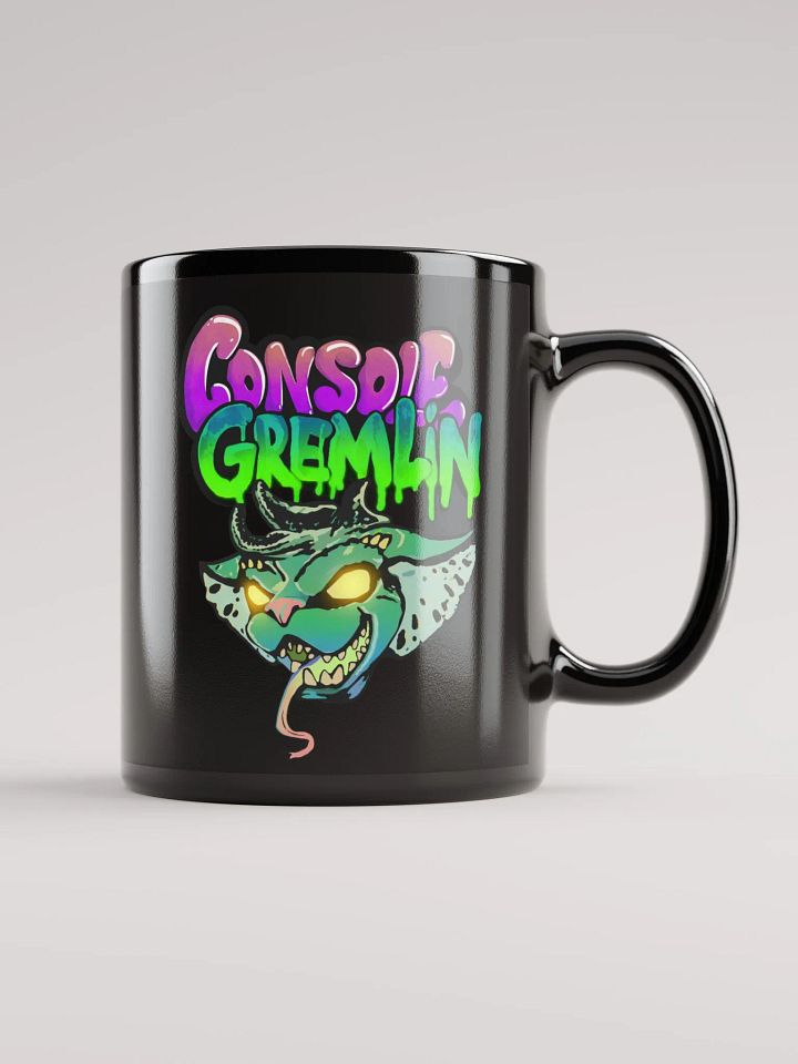 Console Gremlin Black Glossy Mug product image (2)
