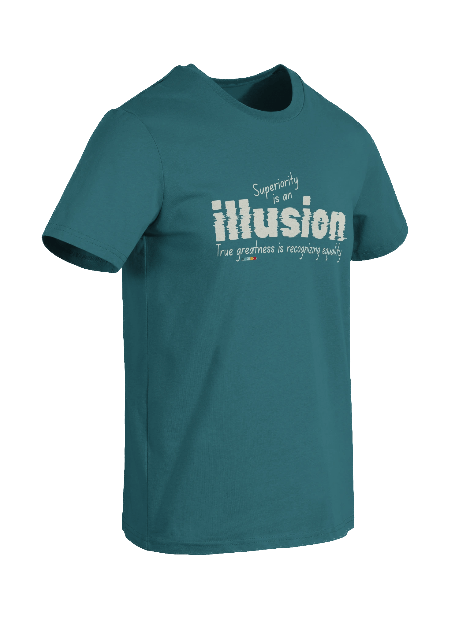 Same Skin Tee – “Superiority Is an Illusion” | Anti-Bias Organic Cotton T-Shirt — Fulfilled in EU/UK product image (2)
