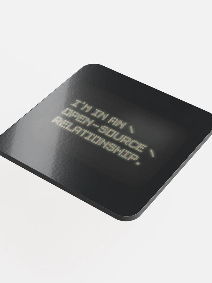 Open-Source Relationship - Glossed Cork Coaster product image (1)