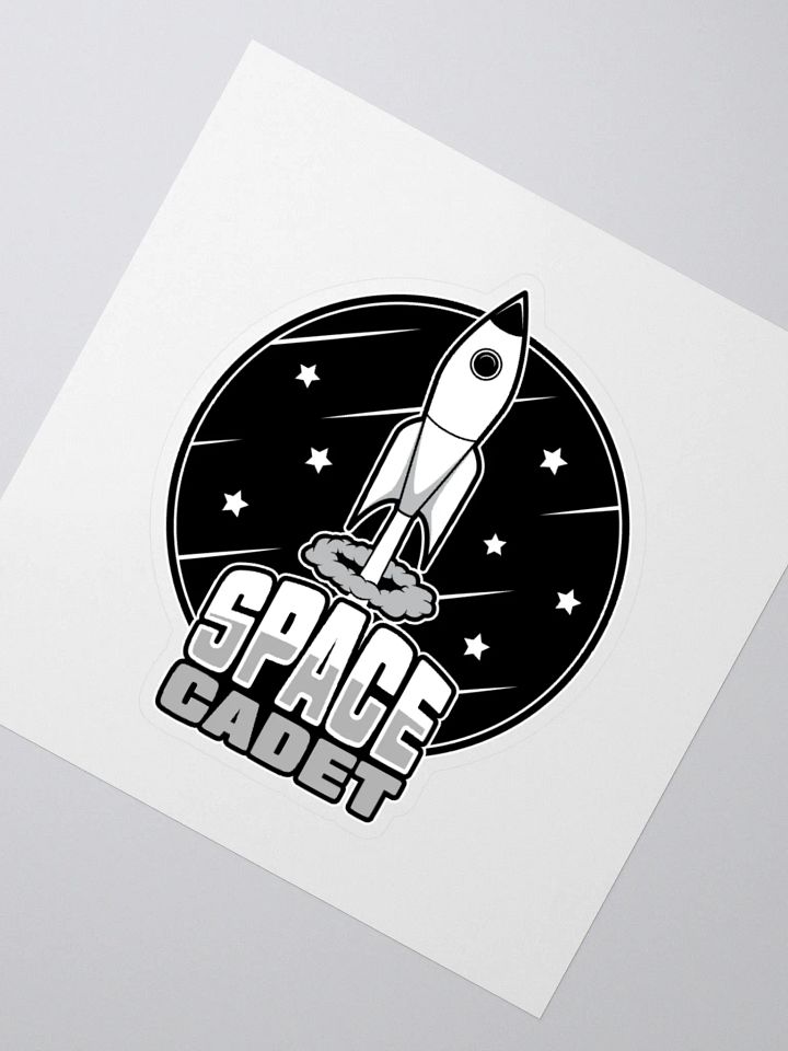 Space Cadet Retro Rocket Sticker product image (6)