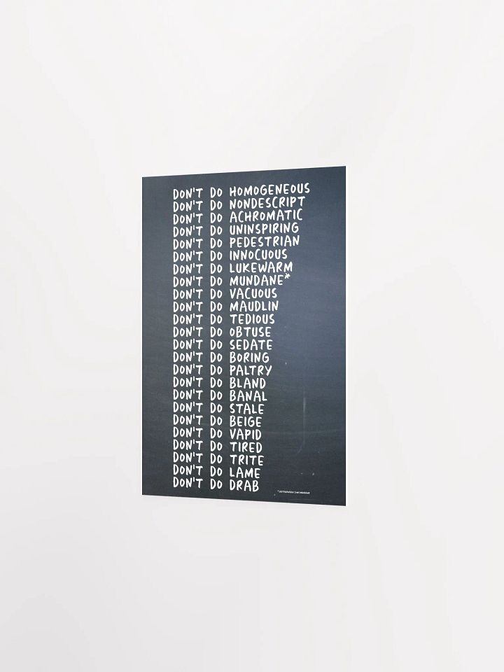 Mundane Series - justadandak.com [don't do / no colour / portrait] product image (2)
