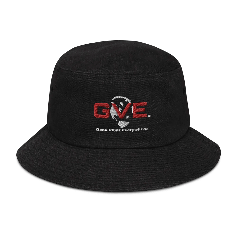 GVE Peace Denim Bucket Hat product image (1)