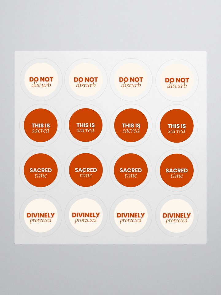 Sacred Boundaries Stickers product image (1)