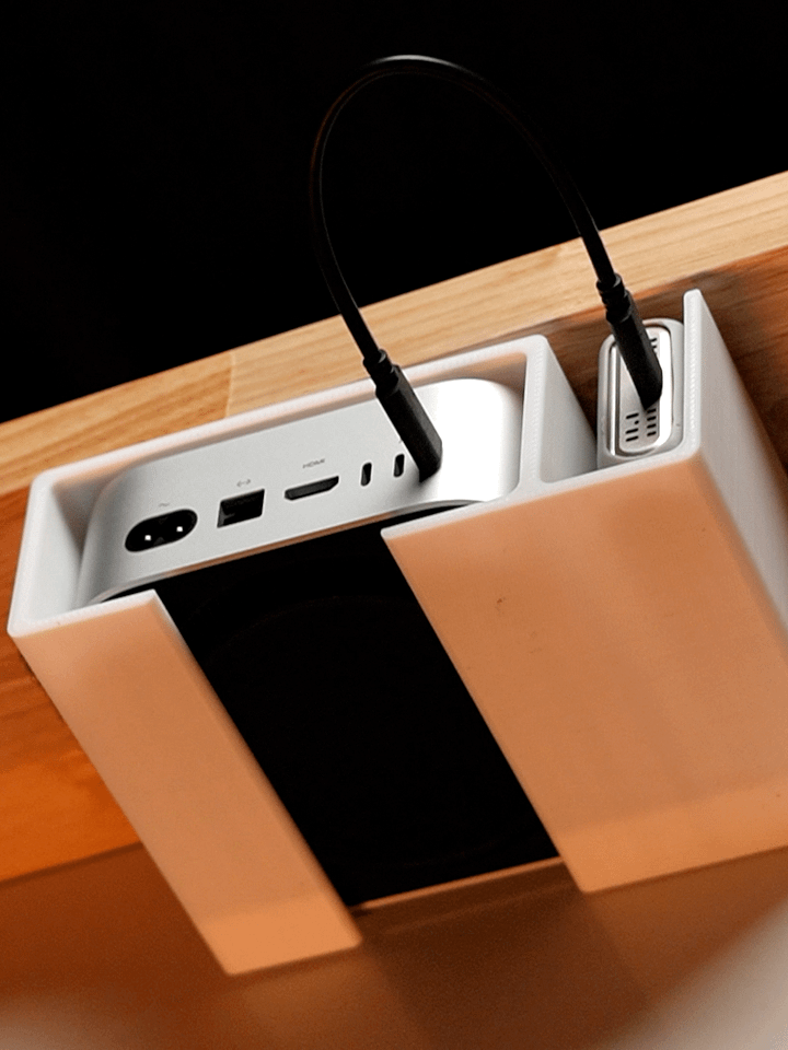 M4 Mac mini Under-Desk Mount (Sidecar) product image (2)