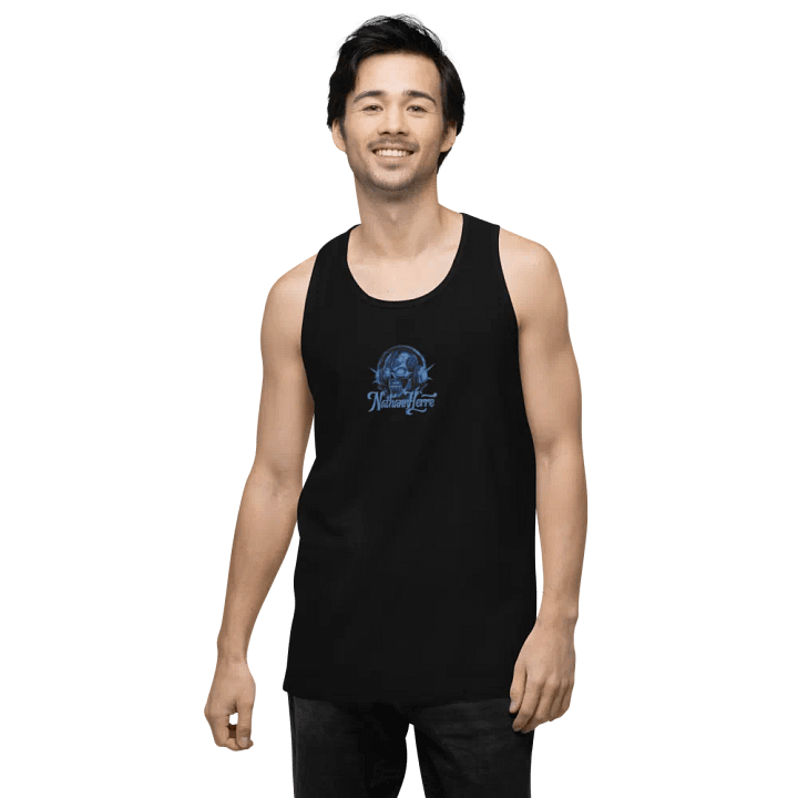 Glowing Skull Soundwaves Tank Top product image (2)