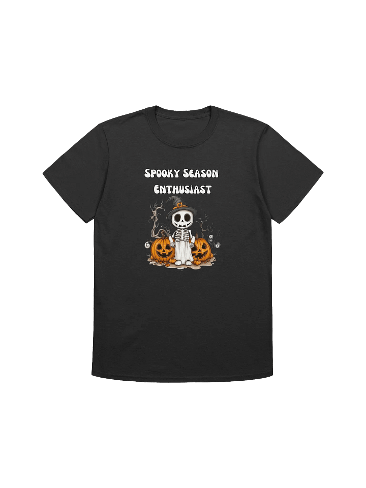 Spooky Cute Halloween Skeletons and Pumpkins Unisex T-Shirt product image (1)