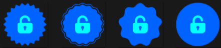 Super Huge BLUE Role Icon Pack product image (3)