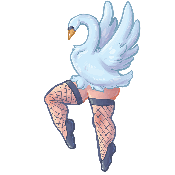 Graceful Swan Sticker product image (1)