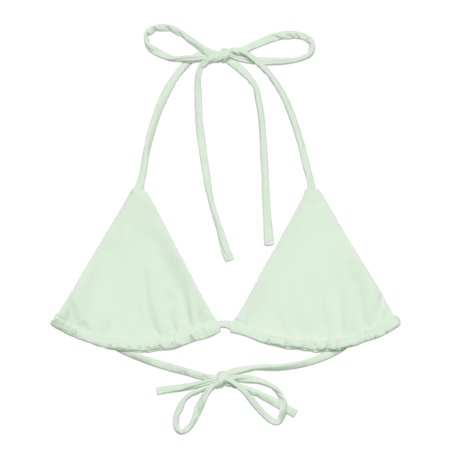 Honeydew Recycled Padded String Bikini Top product image (3)