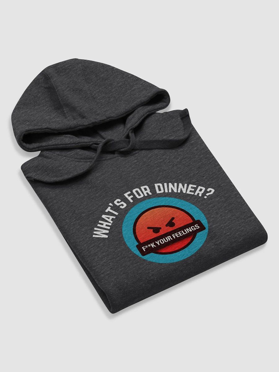 What's For Dinner Hoodie White Text product image (4)