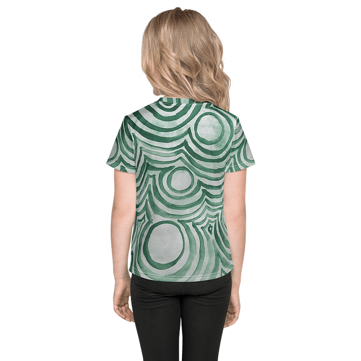 "Green Swirl" Kid's Tee product image (2)
