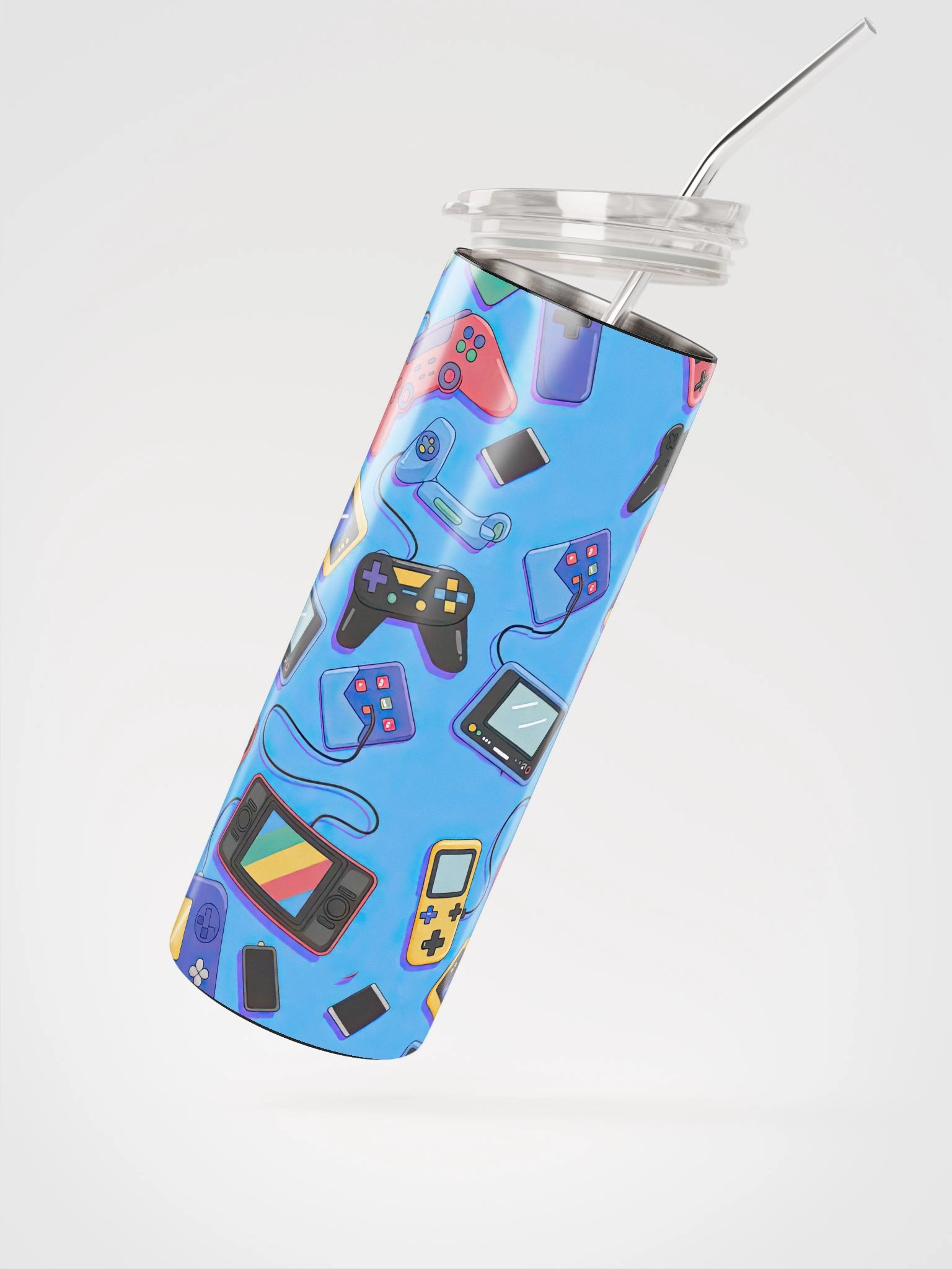 Retro Gaming Steel Tumbler product image (2)