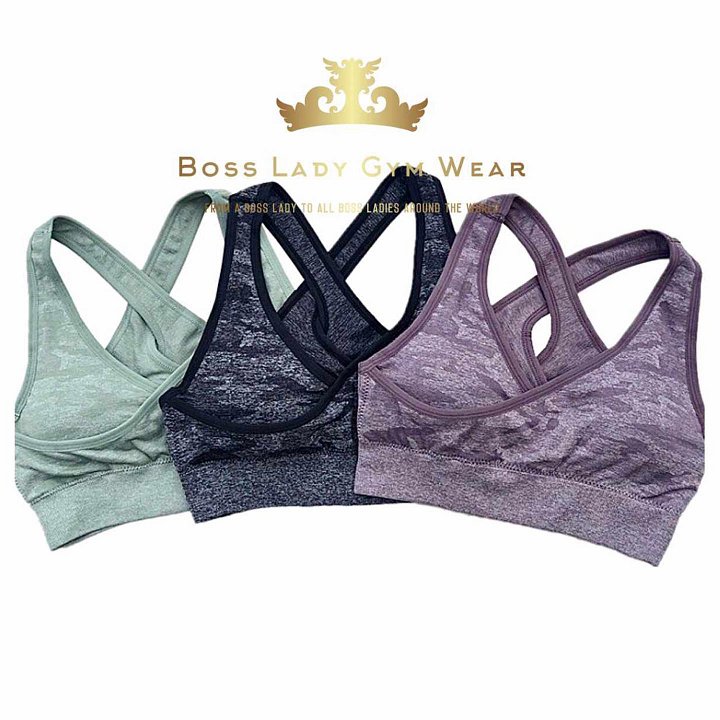 Seamless Camo - Sports Bra product image (1)