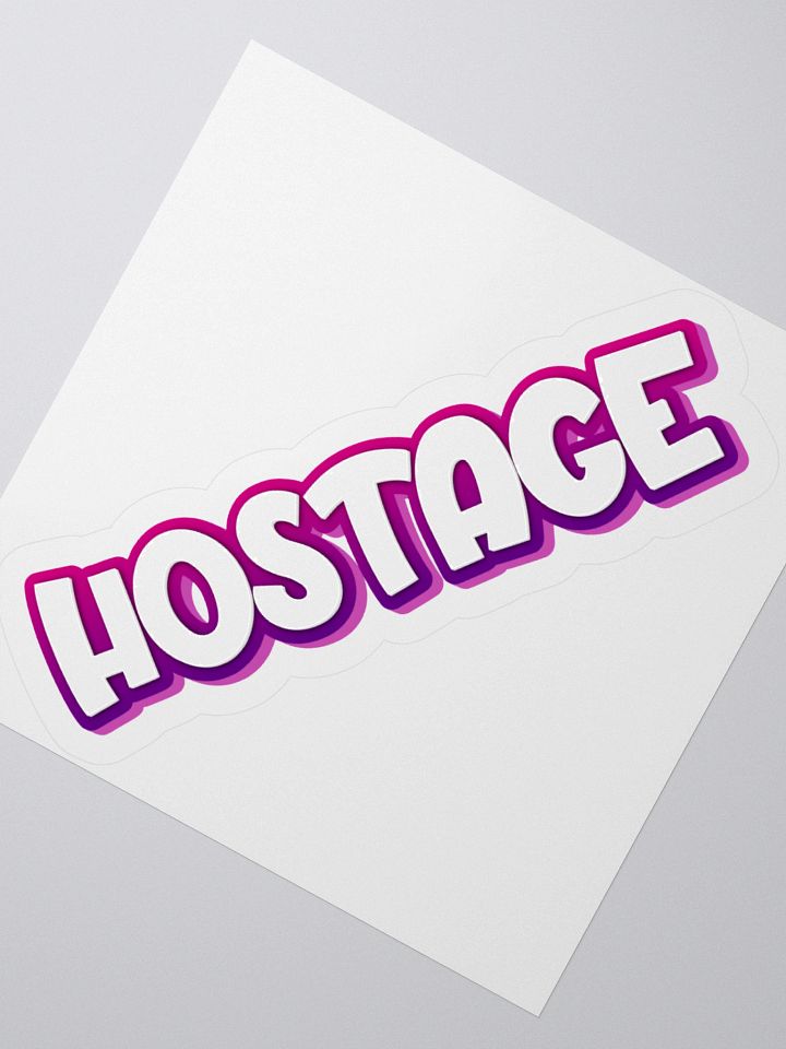 HOSTAGE Sticker product image (2)