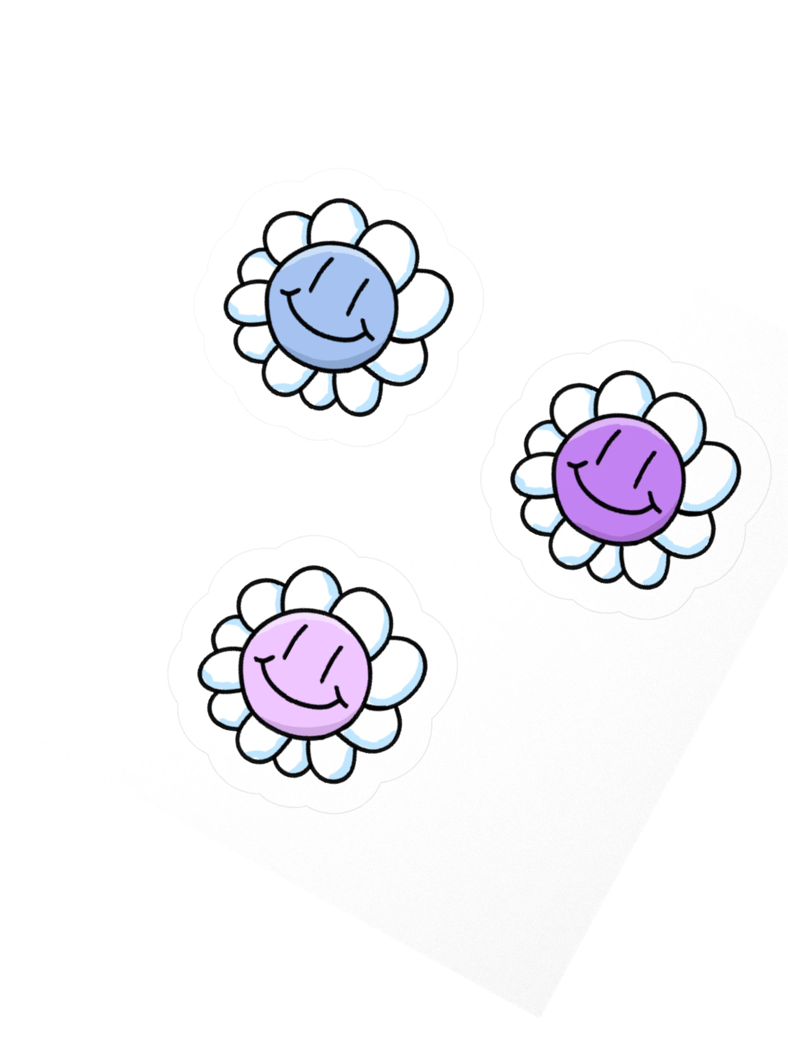 smiling flower stickers 2 product image (4)