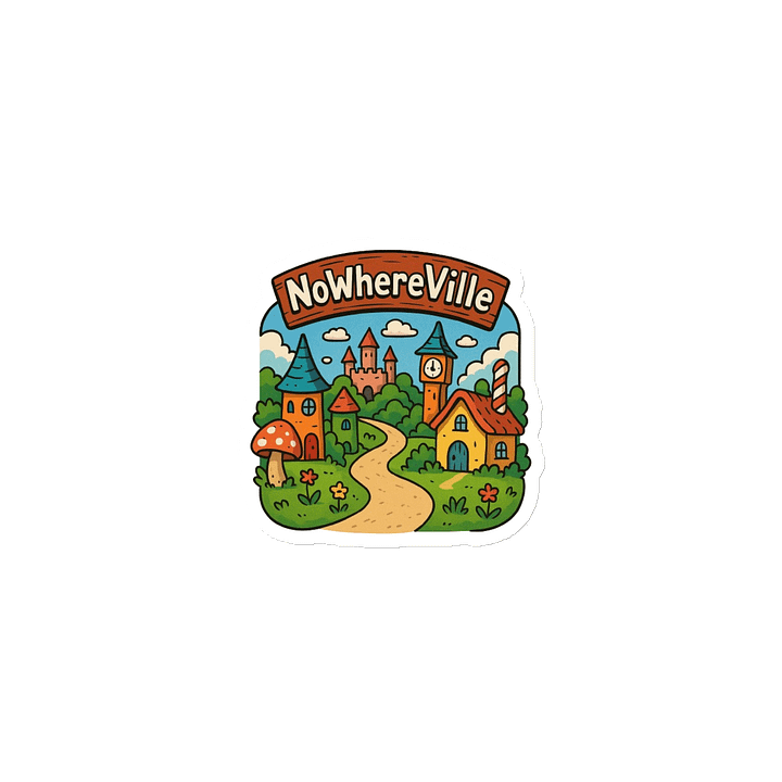 NoWhereVille Sticker product image (1)