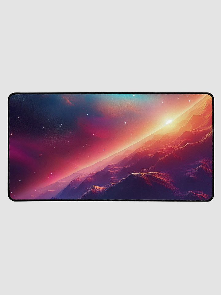 Desk Mat 15.5" x 31.5" night planet product image (1)