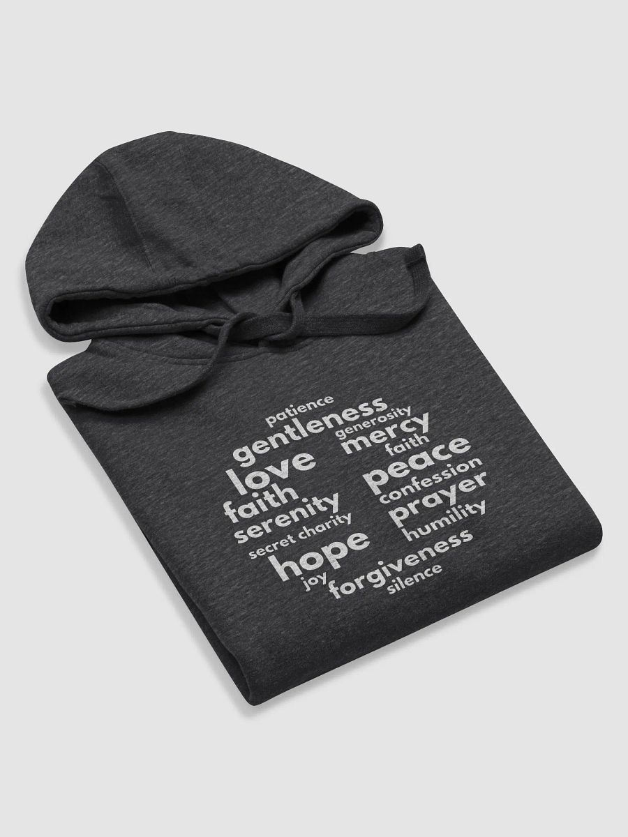 Inspirational Virtues Hoodie with Cross product image (5)