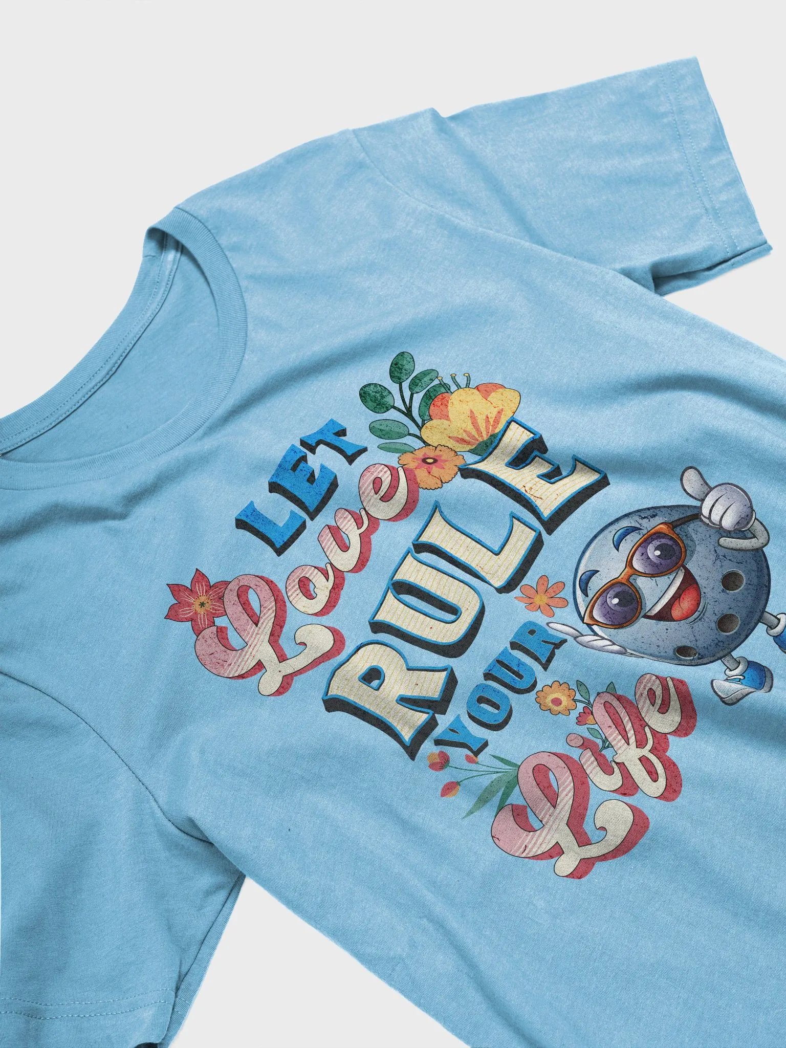 Let Love Rule Your Life Bowling T-Shirt product image (2)