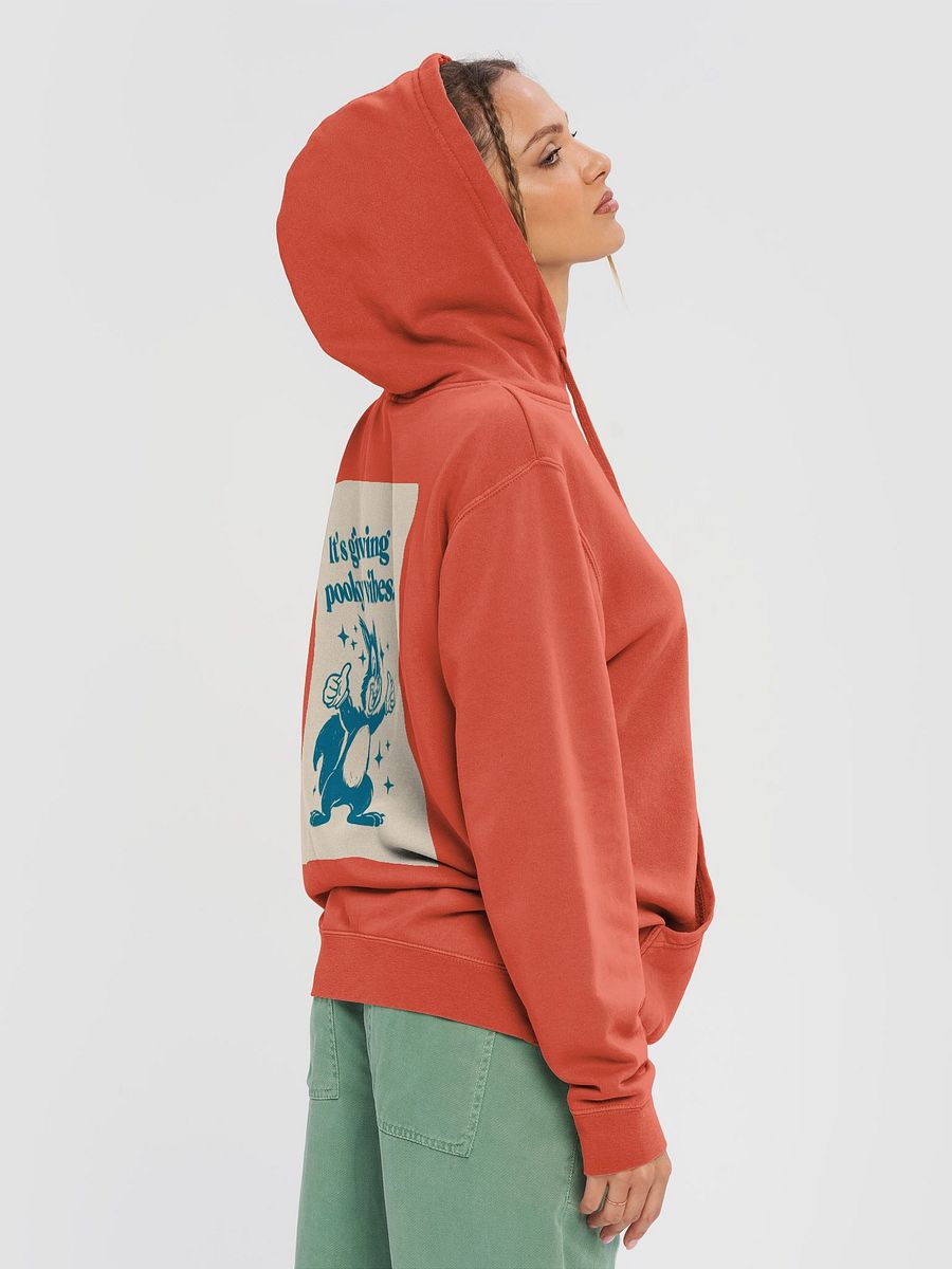 Pooky Vibes Vintage Hoodie- image on back and front product image (5)