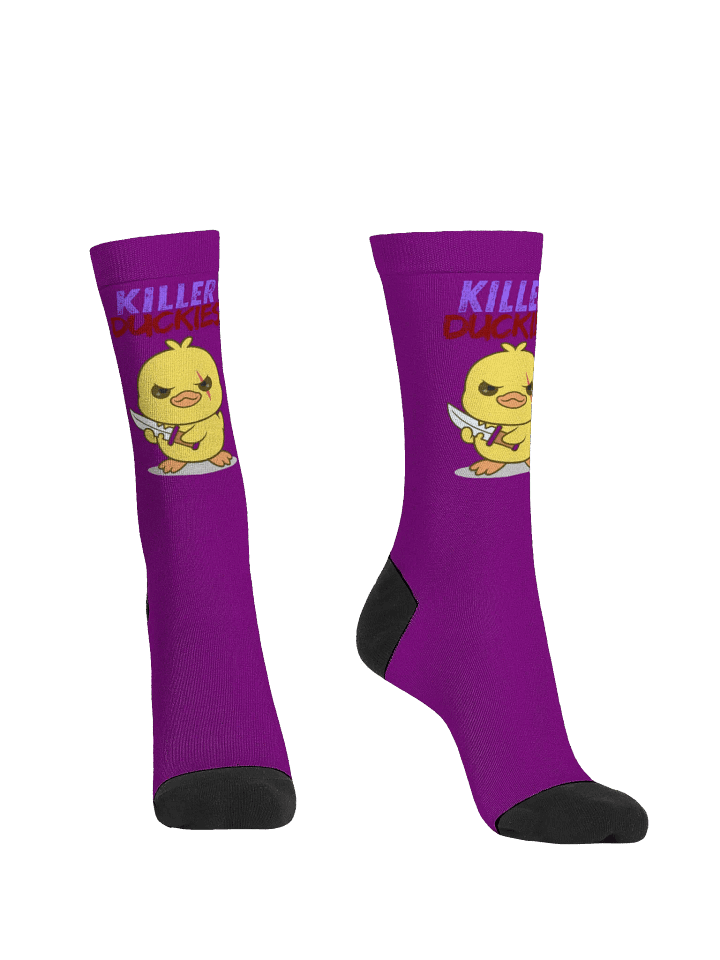 Killer Duckies Purple Socks product image (2)