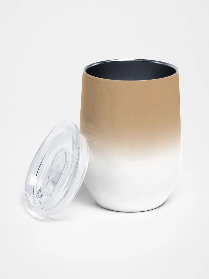Wine tumbler - Soft brown gradient product image (2)