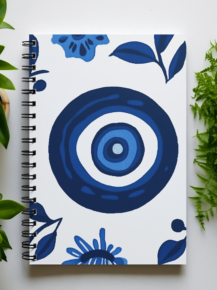 Blue Mati Protection: Spiral Notebook product image (1)