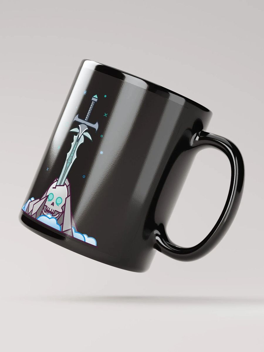 Sword in the Skull - Lich Variation - Black Glossy Mug product image (2)