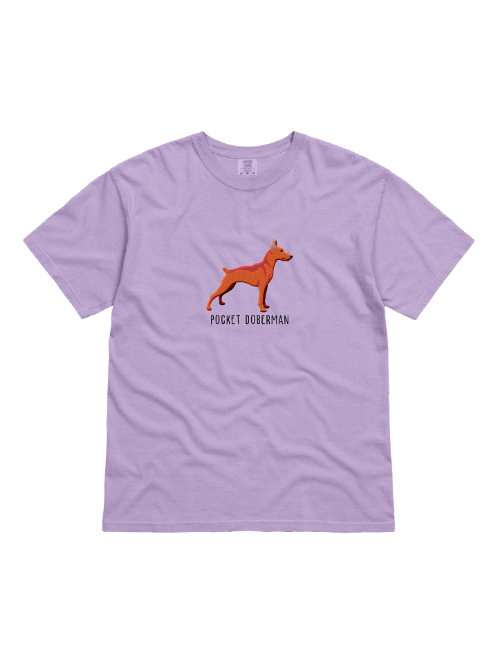 Pocket Doberman T-Shirt(Embroidered) of a Miniature Pinscher(Red) product image (31)