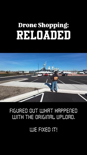 On reviewing our Five Minute Paranormal concerning Drone Shopping, we found a slight glitch/stutter…

…and now we’ve fixed it...