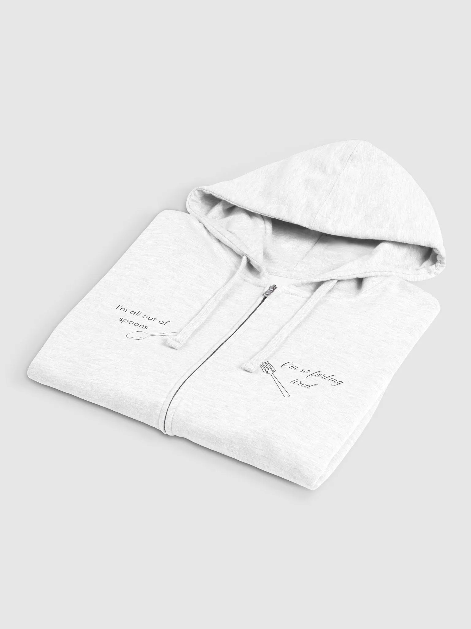 Sporking Tired Zip Hoodie product image (4)