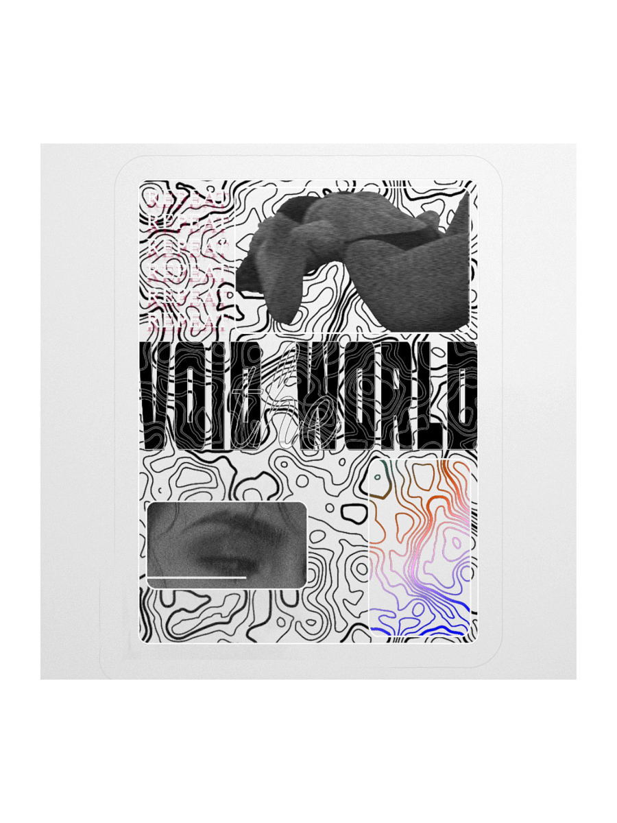 Shawty bruk she back n' bend over so, Void the World | Kiss-cut Sticker product image (1)