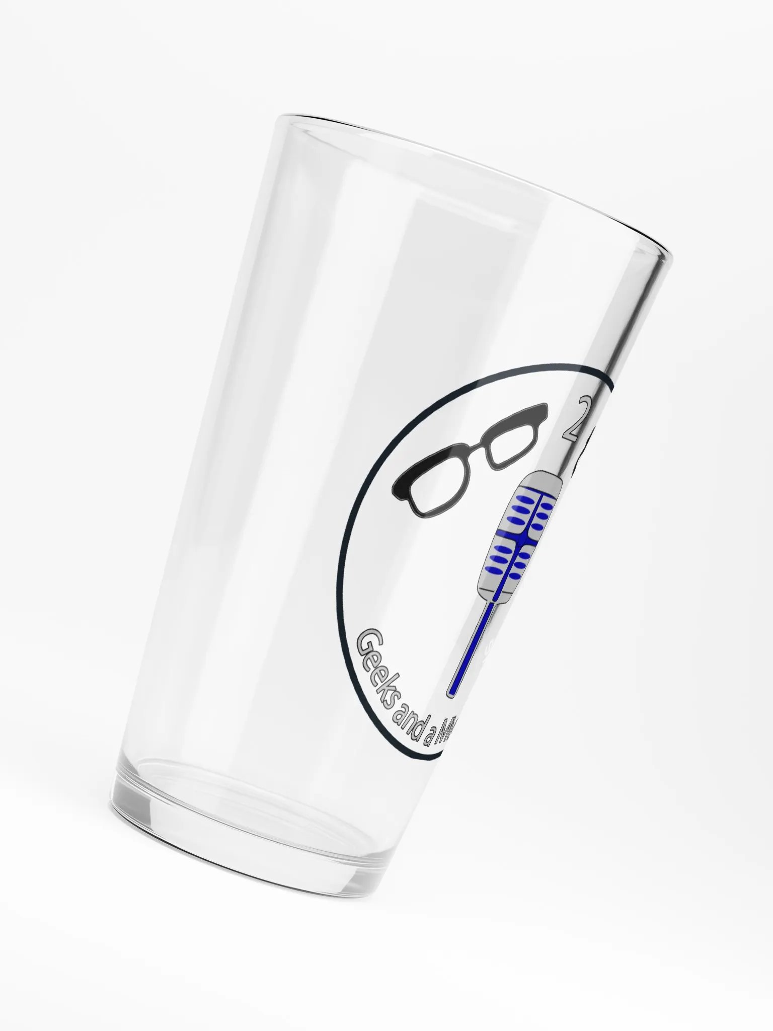 2 Geeks Pint Glass product image (6)