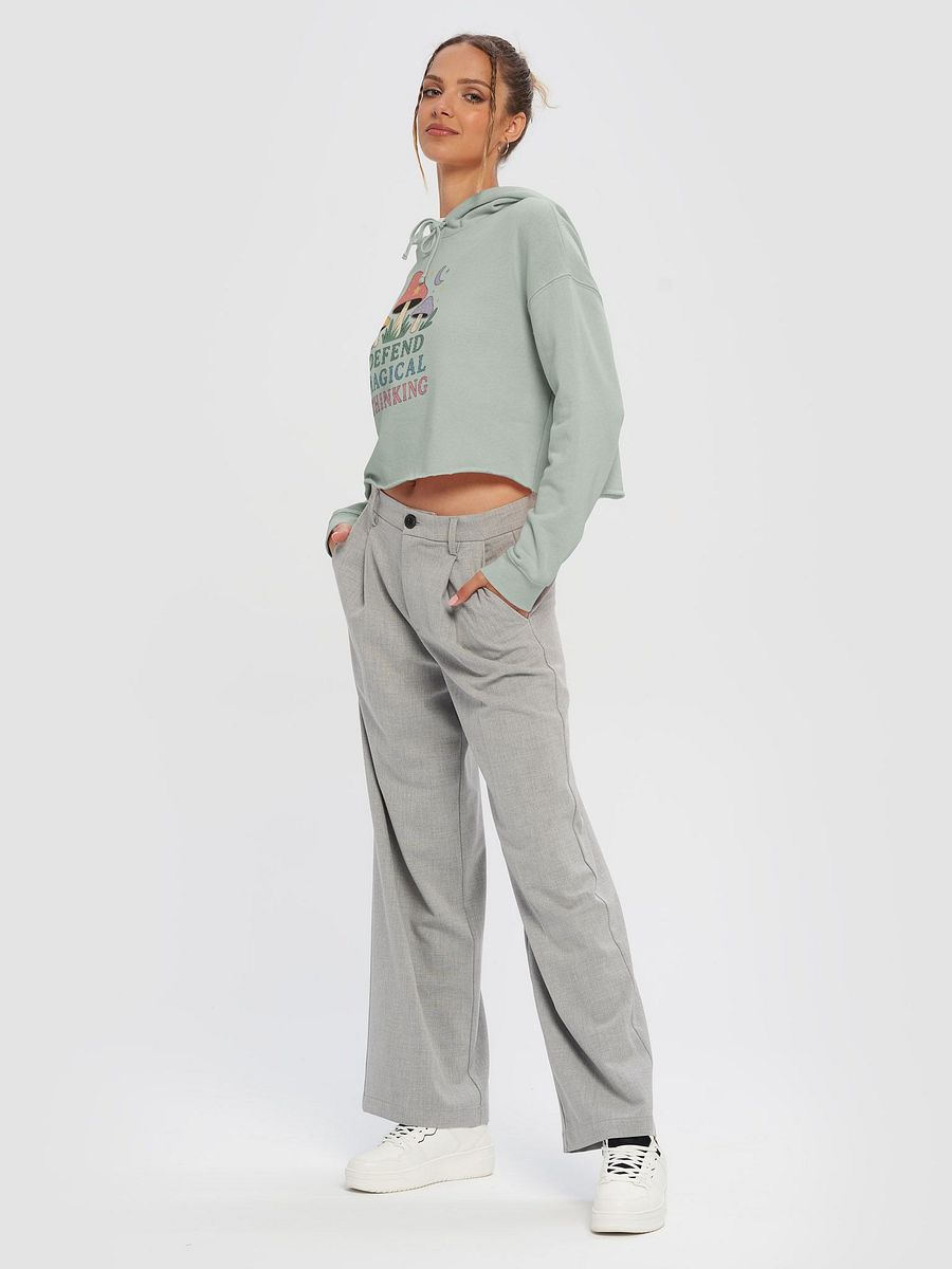 Defend Magical Thinking Crop Hoodie product image (17)