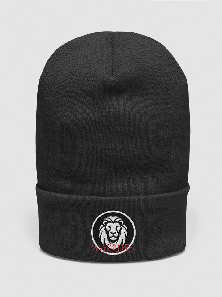Lionhearted Warriors Embroidered Beanie product image (1)