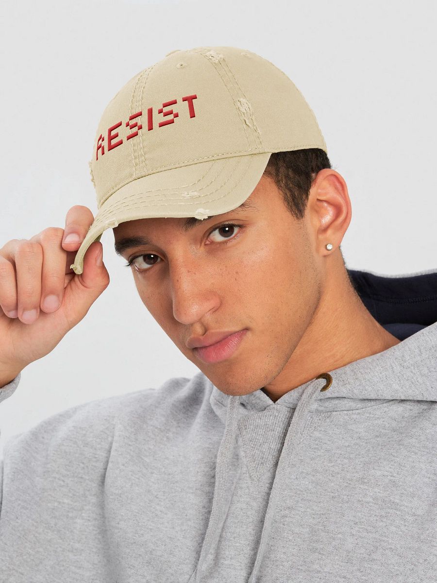 The "RESIST" Distressed Hat product image (5)